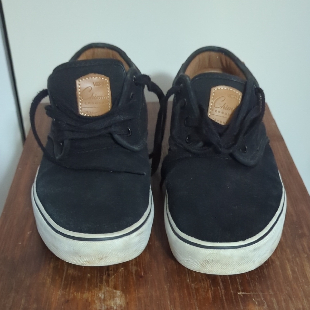 Vans Kids Black and White Sneakers